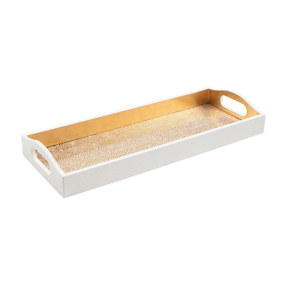 Gold Pebble Lacquer Bar Tray